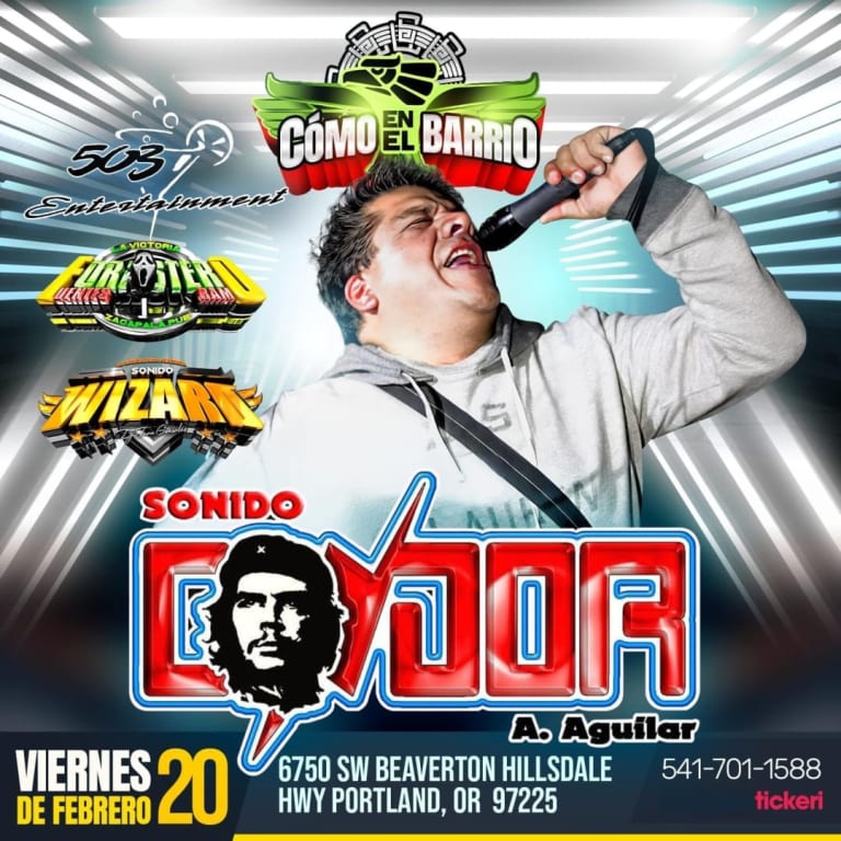 Event - Sonido Condor A. Aguilar en Portland - Portland, Oregon - February 20, 2026 | concert tickets