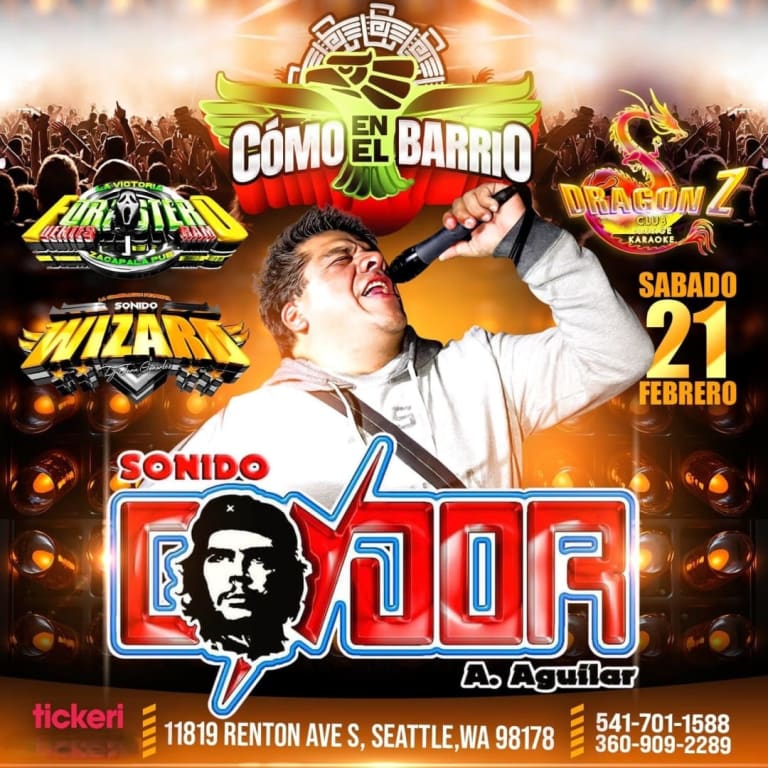 Event - Sonido Condor A. Aguilar en Seattle - Seattle, Washington - February 21, 2026 | concert tickets