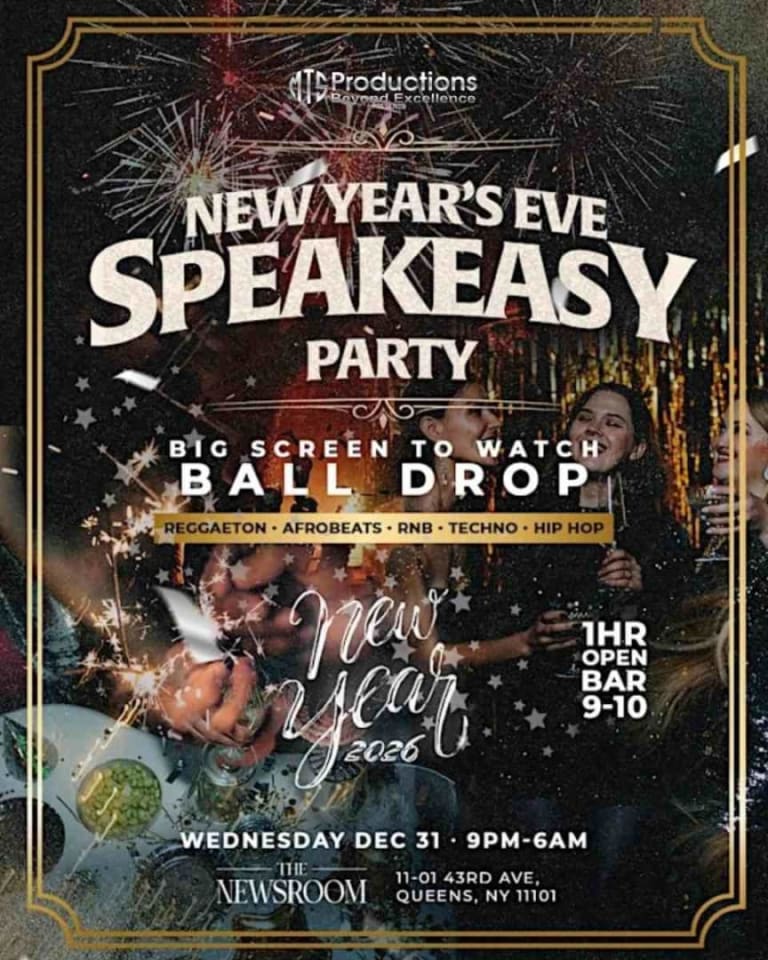 Event - The Newsroom Speakeasy New Year’s Eve Party 2026 | NYE Tickets in Queens NY - Long Island City, New York - December 31, 2025 | concert tickets