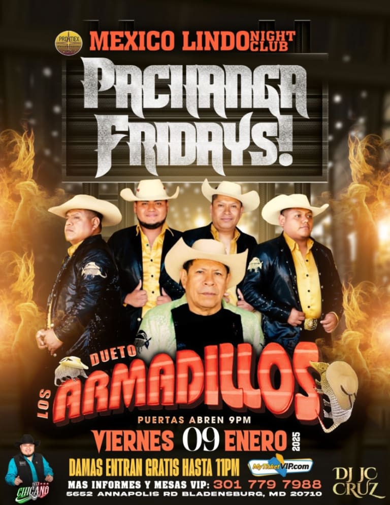 Event - PACHANGA FRIDAYS CON DUETO LOS ARMADILLOS - Bladensburg, Maryland - January 9, 2026 | concert tickets