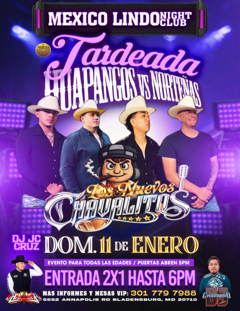 Event - TARDEADA HUAPANGOS VS NORTEÑAS  - Bladensburg, Maryland - January 11, 2026 | concert tickets