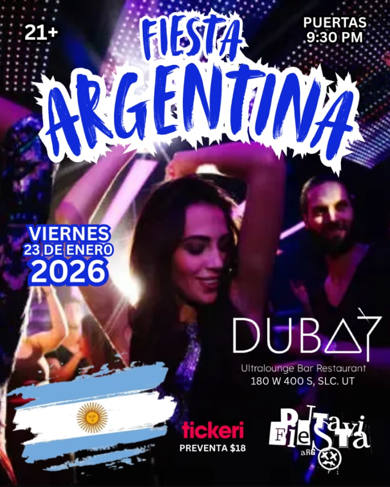 Event - FIESTA DEL ARGENTINAZO 2026 - Salt Lake City, Utah - January 23, 2026 | concert tickets