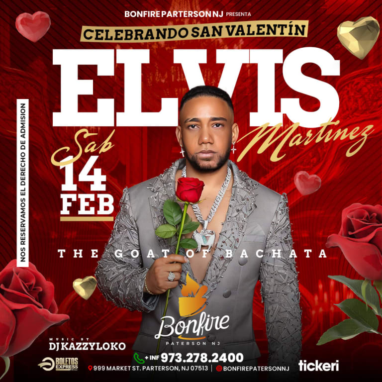 Event - ELVIS MARTINEZ - Paterson, New Jersey - February 14, 2026 | concert tickets