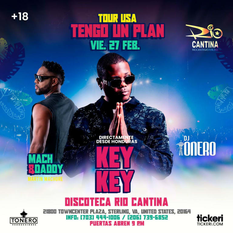 Event - KEY KEY - MACH & DADDY EN VIRGINIA - Sterling, VA - vie, 27 de febrero de 2026} | concert tickets