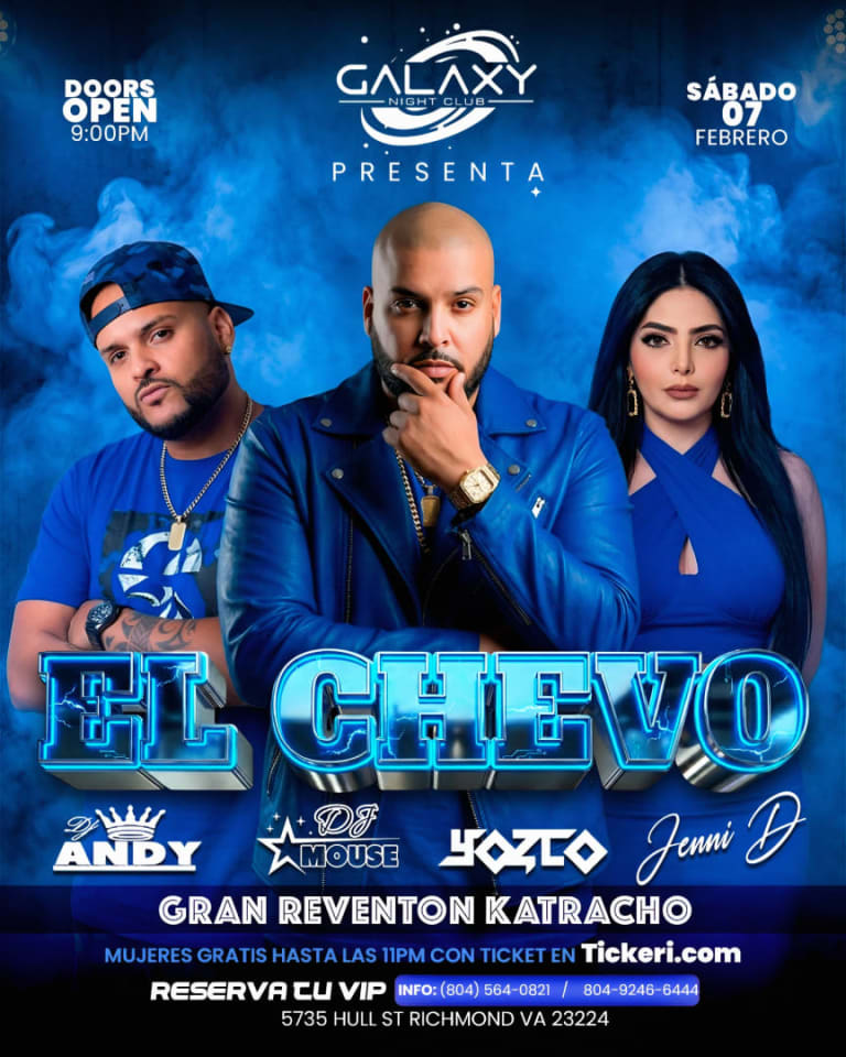 Event - El Chevo reventon Catracho  - Richmond, VA - sáb, 7 de febrero de 2026} | concert tickets