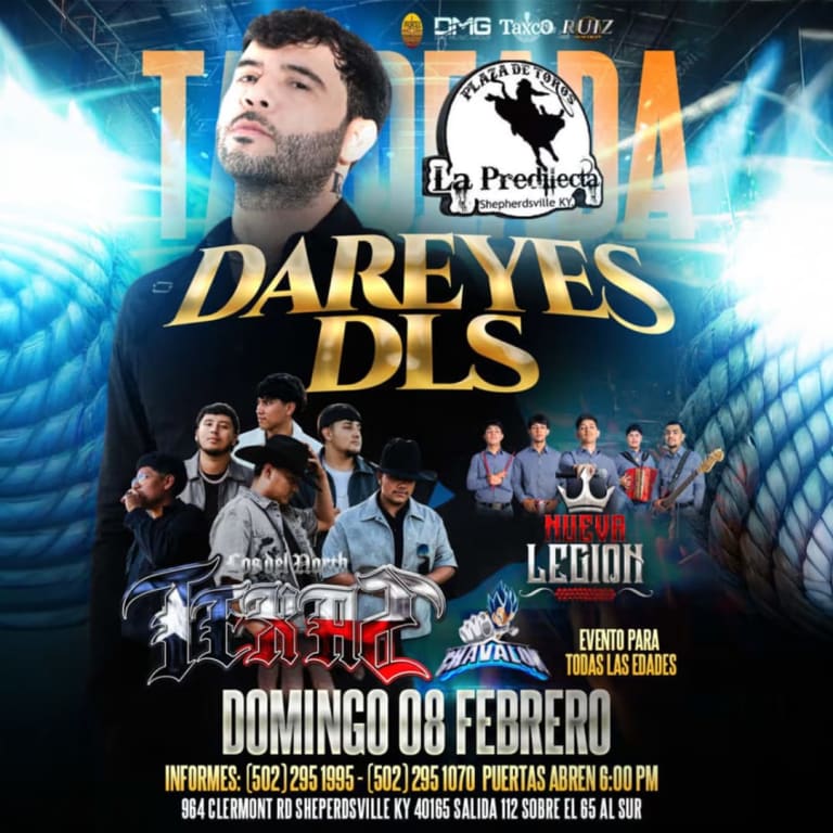 Event - Dareyes de la Sierra en Shepherdsville - Shepherdsville, KY - Sun, February 8, 2026} | concert tickets
