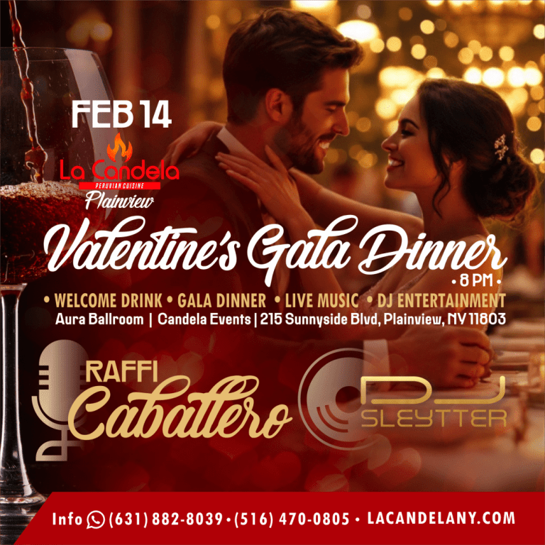 Event - Valentine’s Gala Dinner-La Candela - Plainview, NY - sáb, 14 de febrero de 2026} | concert tickets