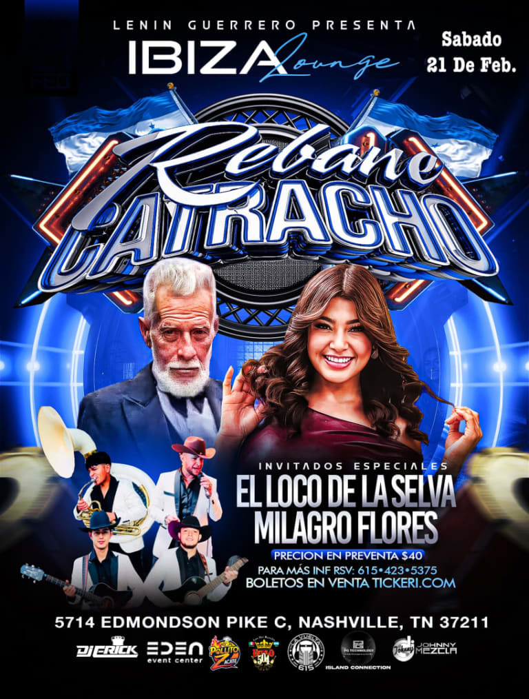 Event - REBANE Catracho  - Nashville, TN - sáb, 21 de febrero de 2026} | concert tickets