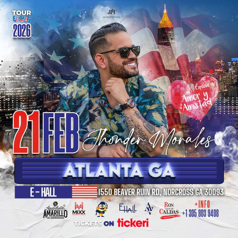 Event - Jhonder Morales En Atlanta - Norcross, Georgia - February 21, 2026 | concert tickets