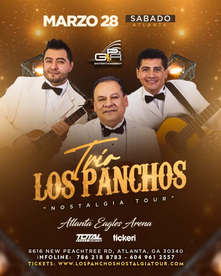 Event - Trio Los Panchos- Nostalgia Tour - Atlanta - Doraville, Georgia - 28 de marzo de 2026 | concert tickets