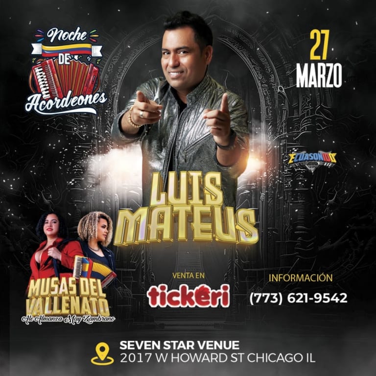Event - LUIS MATEUS EN CHICAGO  - Chicago, IL - vie, 27 de marzo de 2026} | concert tickets