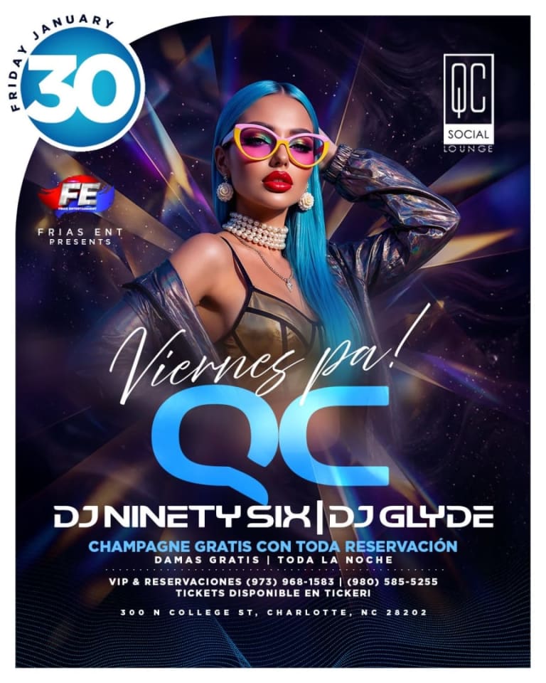 Event - Viernes pa QC  - Charlotte, NC - vie, 30 de enero de 2026} | concert tickets