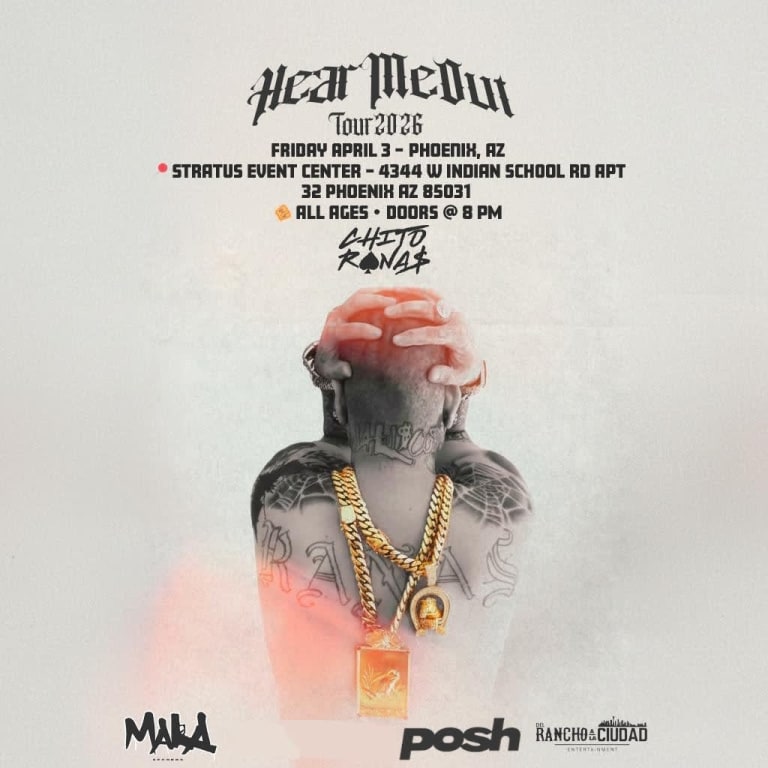 Event - Chito Ranas en concierto en Arizona - Phoenix, Arizona - April 3, 2026 | concert tickets