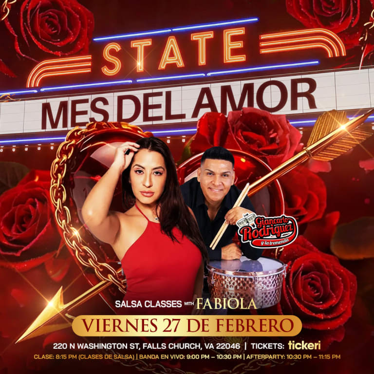 Event - Salsa at the State: Celebrando el mes del amor - Falls Church, VA - vie, 27 de febrero de 2026} | concert tickets