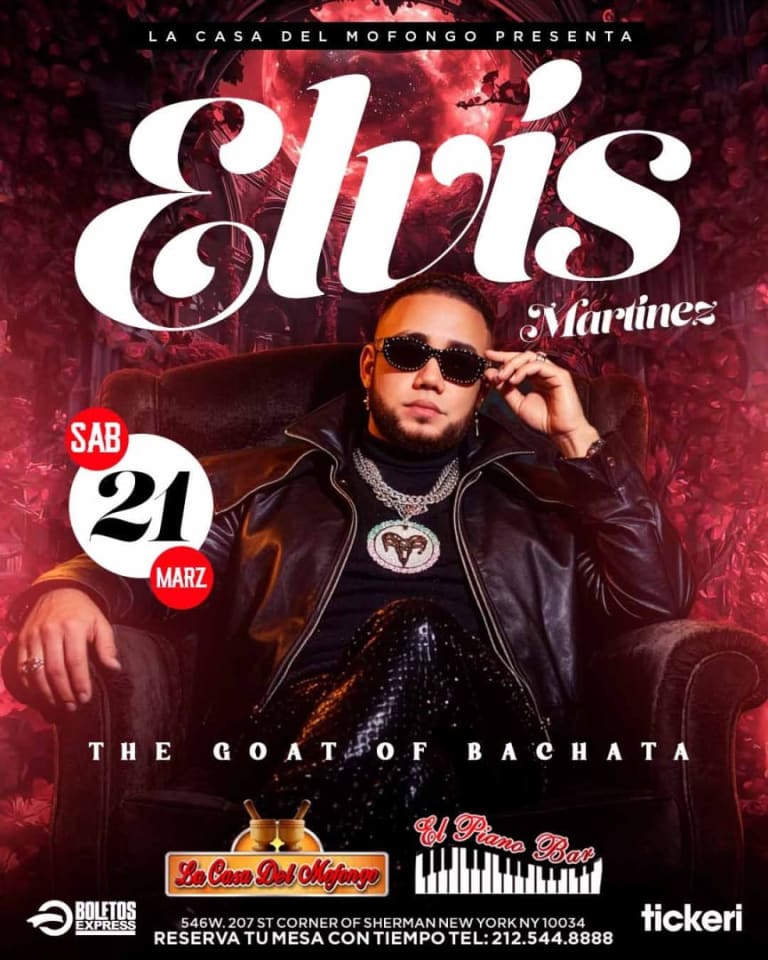 Event - ELVIS MARTINEZ LA CABRA - New York, NY - sáb, 21 de marzo de 2026} | concert tickets