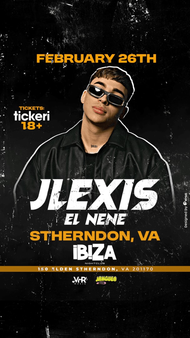 Event - Jlexis el nene en Virginia - Herndon, Virginia - February 26, 2026 | concert tickets
