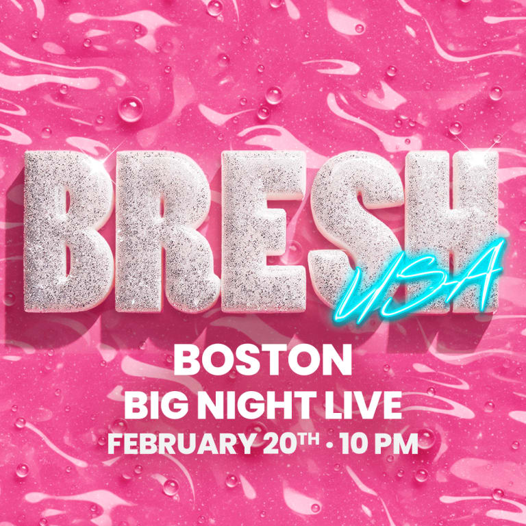 Event - Bresh en Boston - Boston, MA - vie, 20 de febrero de 2026} | concert tickets