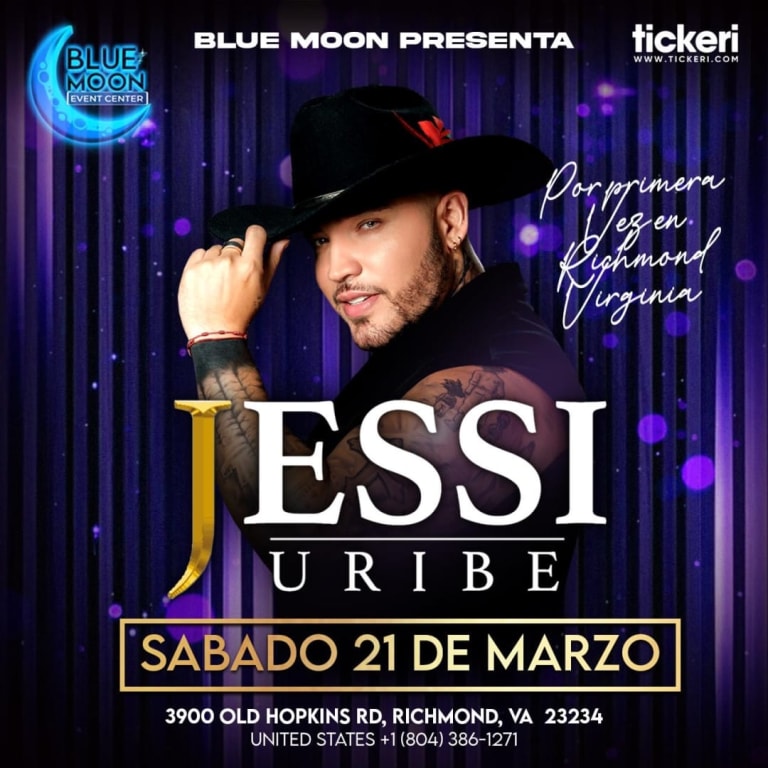 Event - JESSI URIBE EN CONCIERTO !!! - Richmond, Virginia - March 21, 2026 | concert tickets
