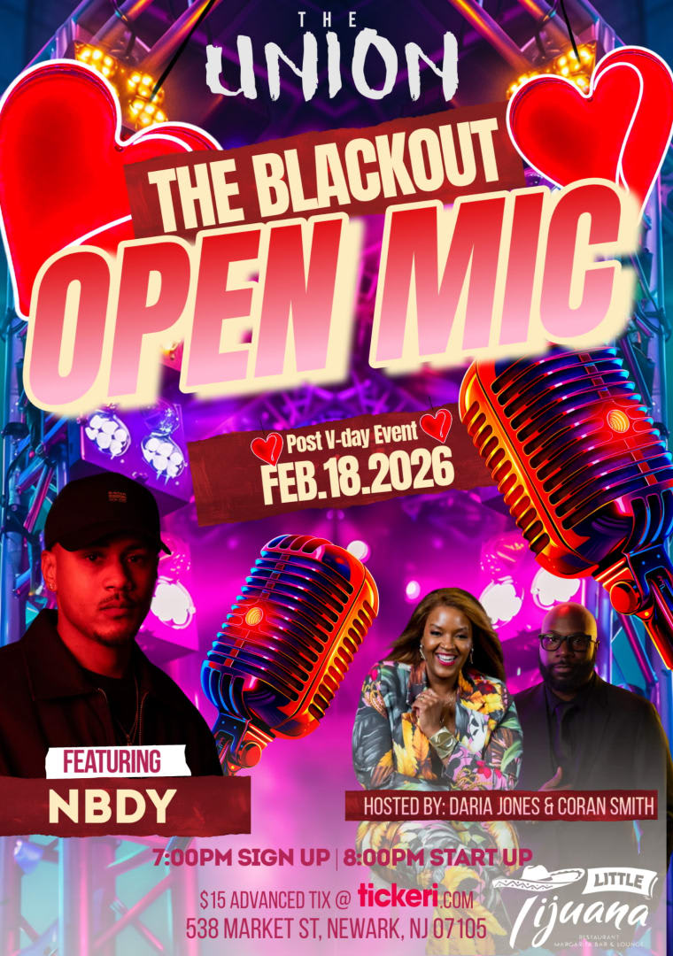 Event - The “Blackout” Open Mic - Newark, NJ - mié, 18 de febrero de 2026} | concert tickets