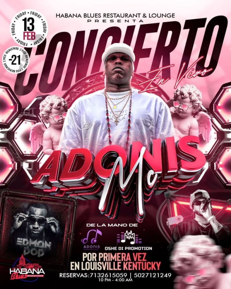 Event - Concierto Adonis + invitados  - Louisville, KY - vie, 13 de febrero de 2026} | concert tickets
