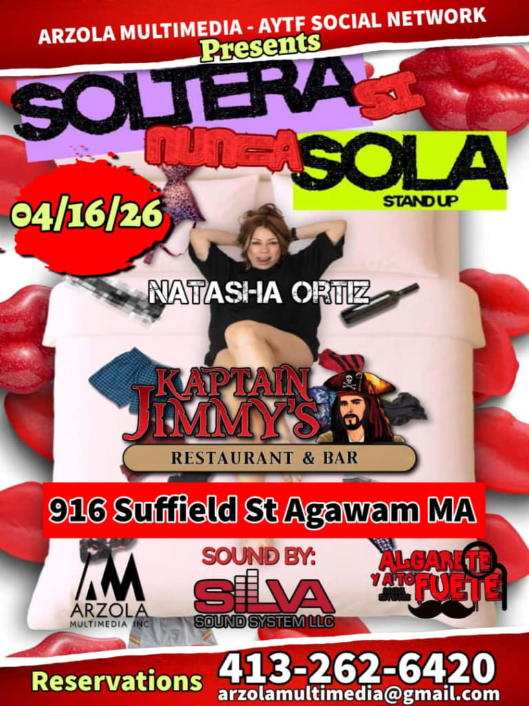 Event - Soltera si  nunca sola Tour - Natasha Ortiz-Arzola Multimedia B Day Bash - Agawam, MA - jue, 16 de abril de 2026} | concert tickets