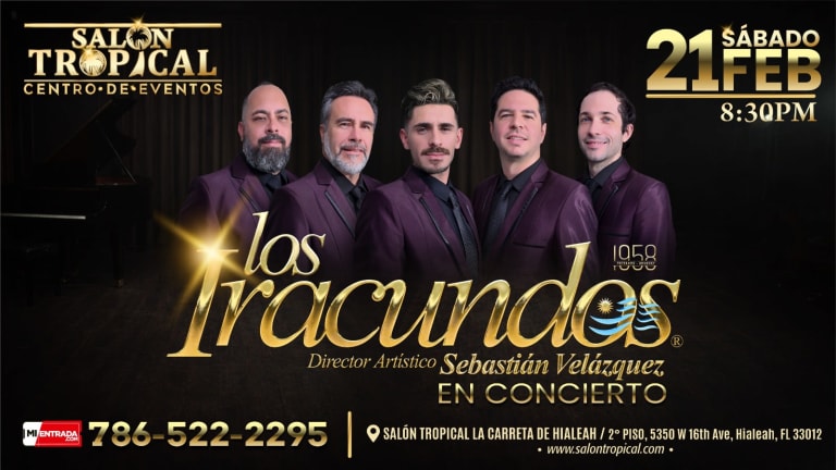 Event - LOS IRACUNDOS EN CONCIERTO - Hialeah, FL - sáb, 21 de febrero de 2026} | concert tickets