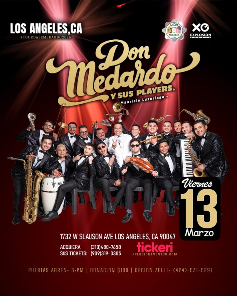 Event - Los Angeles,CA en concierto, Don Medardo y sus Players - Los Angeles, CA - Fri, March 13, 2026} | concert tickets