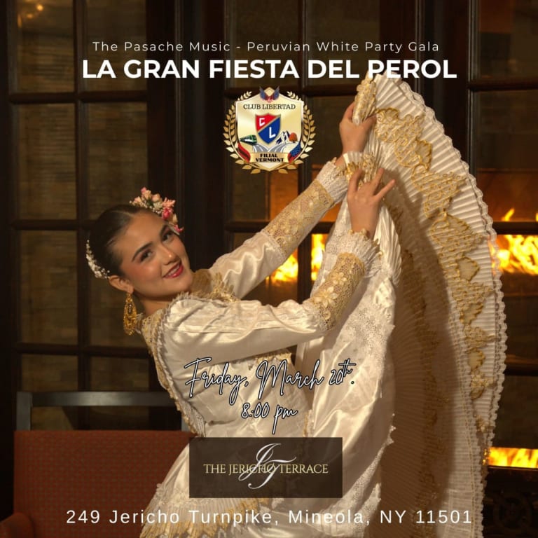Event - LA GRAN FIESTA DEL PEROL - Peruvian White Party Gala in Mineola, New York - Mineola, NY - vie, 20 de marzo de 2026} | concert tickets