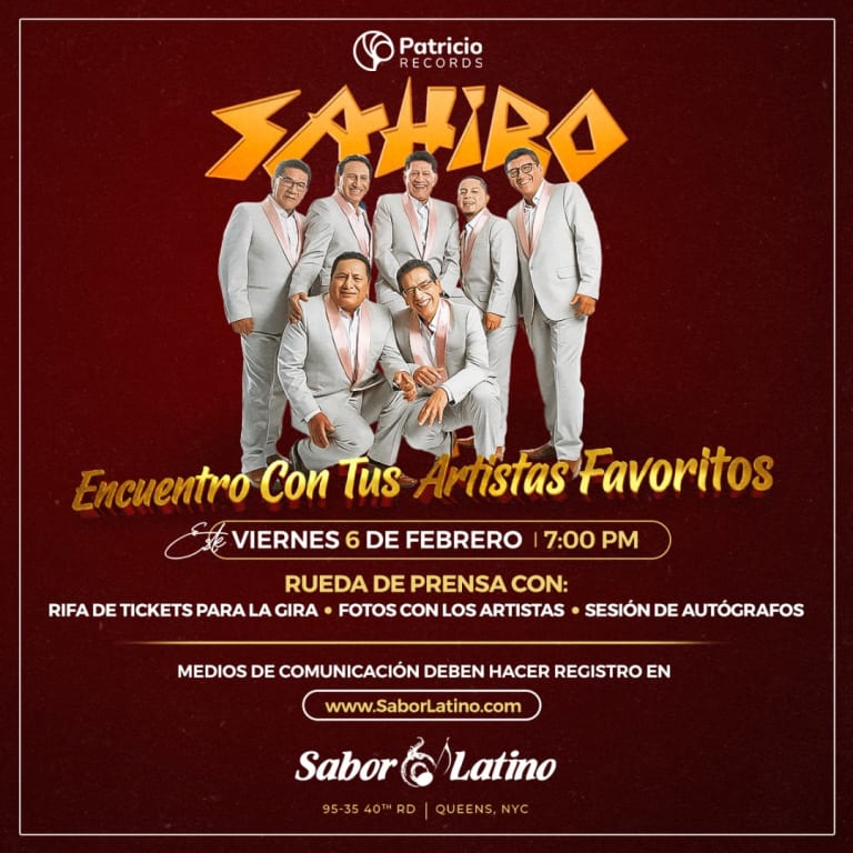 Event - SAHIRO : ENCUENTRO CON ARTISTAS | Sabor Latino - Queens, NY - vie, 6 de febrero de 2026} | concert tickets