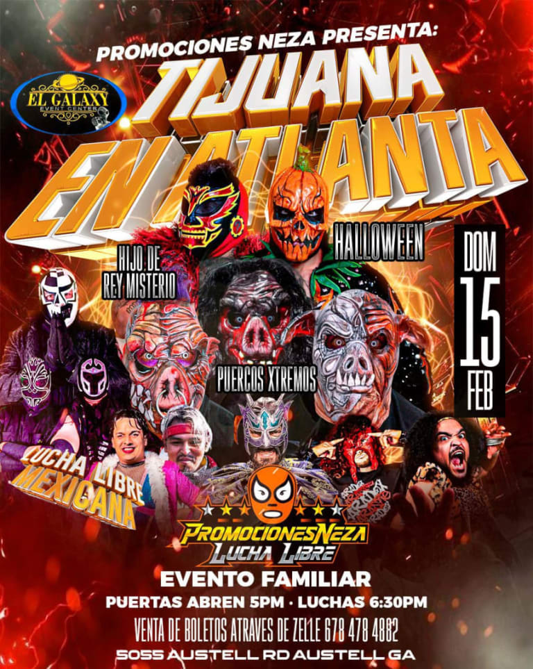 Event - Lucha Libre Mexicana en vivo - AUSTELL, GA - dom, 15 de febrero de 2026} | concert tickets