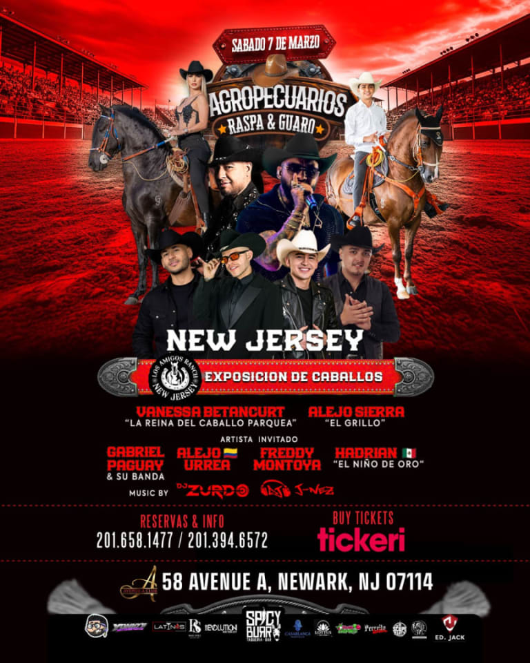 Event - Agropecuarios Raspa y Guaro ( NEW JERSEY )  - Newark, NJ - sáb, 7 de marzo de 2026} | concert tickets