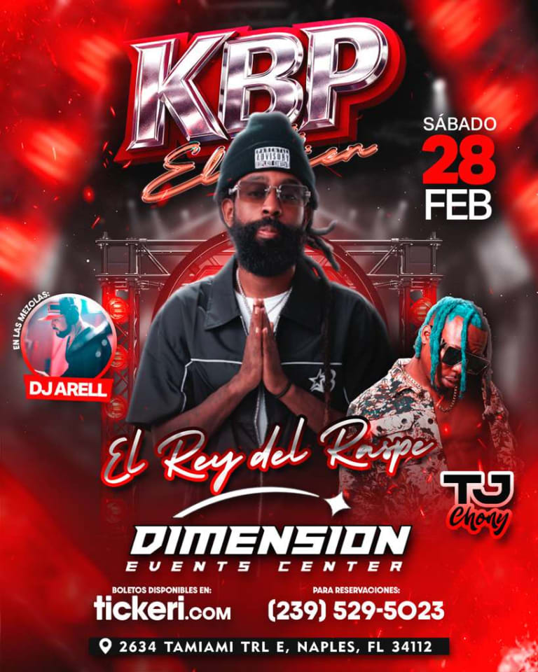Event - KBP EL ALIEN - NAPLES, FL (DIMENSION EVENT CENTER) - Naples, FL - Sat, February 28, 2026} | concert tickets