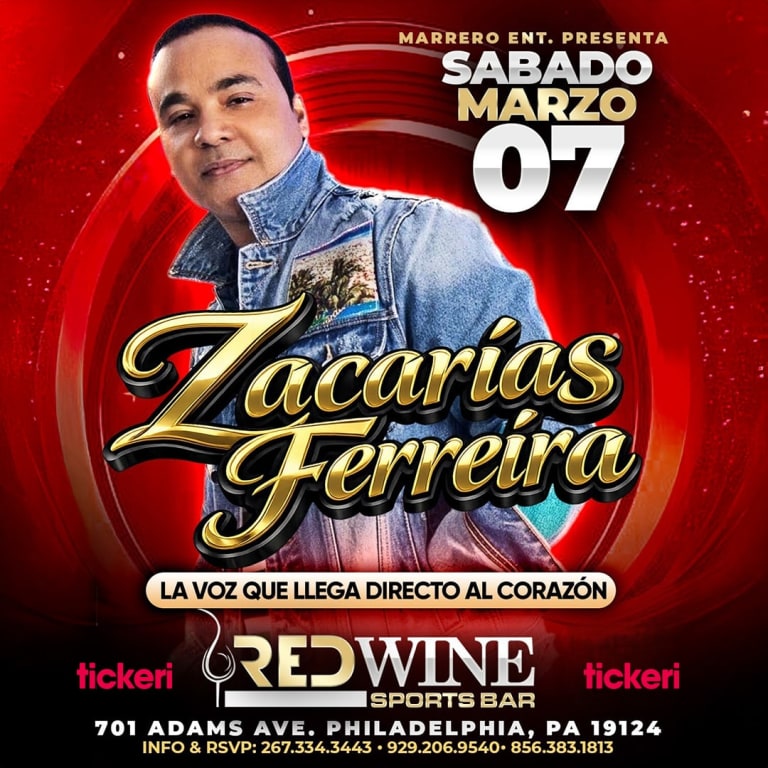 Event - Zacarias Ferreira en concierto en Philadelphia - Philadelphia, PA - sáb, 7 de marzo de 2026} | concert tickets