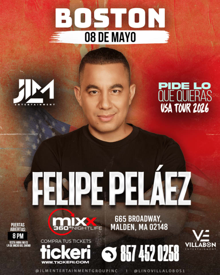Event - FELIPE PELÁEZ ¡En Concierto! -  - Malden, Massachusetts - May 8, 2026 | concert tickets