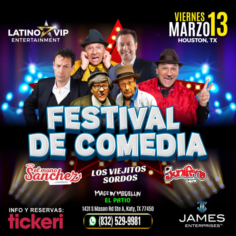 Event - Festival de Comedia "HOUSTON,TX" - Katy, TX - vie, 13 de marzo de 2026} | concert tickets