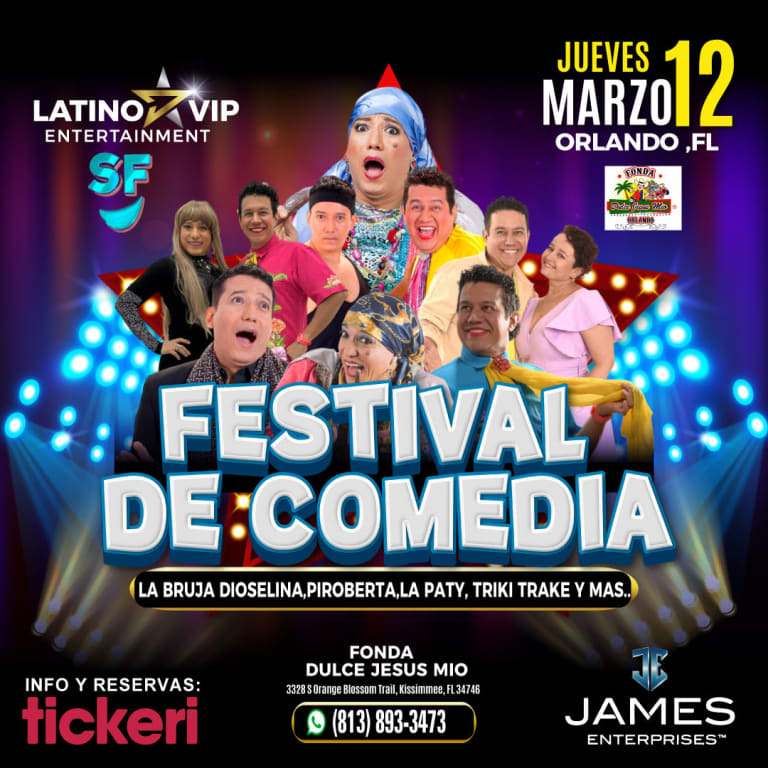 Event - FESTIVAL DE COMEDIA en “ORLANDO,FL” - Kissimmee, FL - Thu, March 12, 2026} | concert tickets