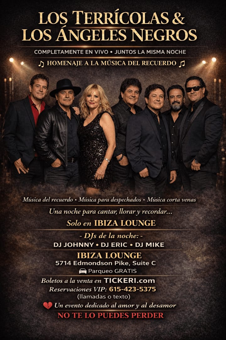 Event - Homenaje Los terrícolas & los ángeles negro  - Nashville, Tennessee - February 27, 2026 | concert tickets