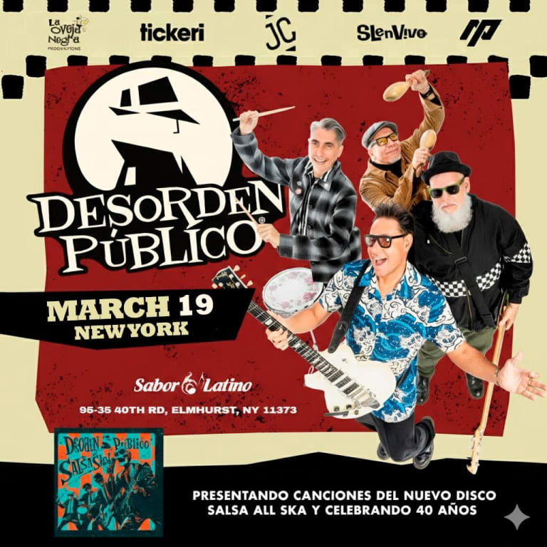 Event - Desorden Publico en concierto en New York - Queens, NY - jue, 19 de marzo de 2026} | concert tickets