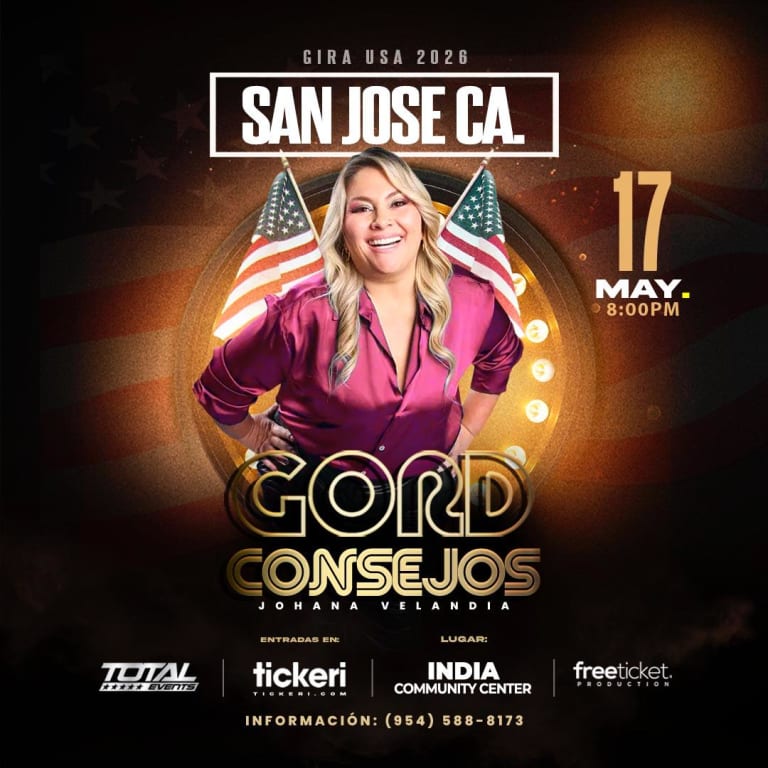 Event - GORDCONSEJOS - Johana Velandia ( La Gorda )- STAND UP COMEDY -  - Milpitas, CA - dom, 17 de mayo de 2026} | concert tickets