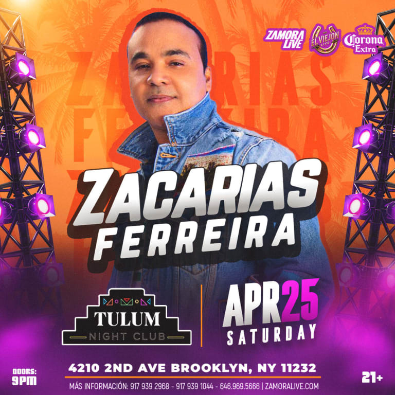 Event - ZACARIAS FERREIRA EN CONCIERTO  - Brooklyn, NY - sáb, 25 de abril de 2026} | concert tickets