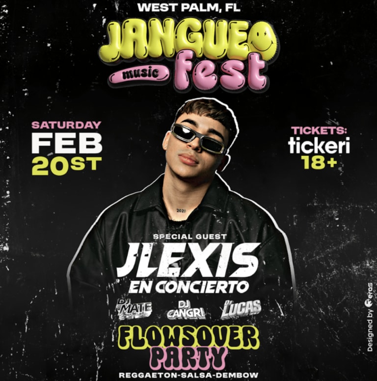 Event - JANGUEO FT Jlexis el nene en West Palm Beach - West Palm Beach, FL - vie, 20 de febrero de 2026} | concert tickets