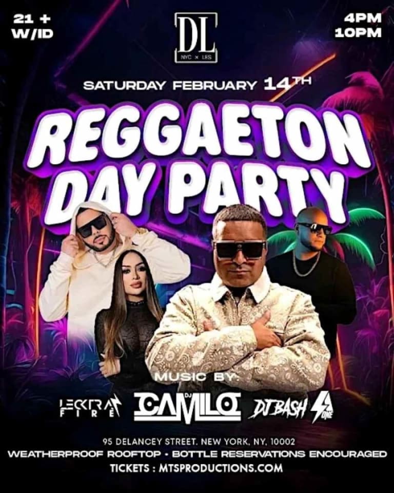 Event - Travesuras Reggaeton Day Party NYC ft. DJ Camilo | The DL - New York, NY - sáb, 14 de febrero de 2026} | concert tickets
