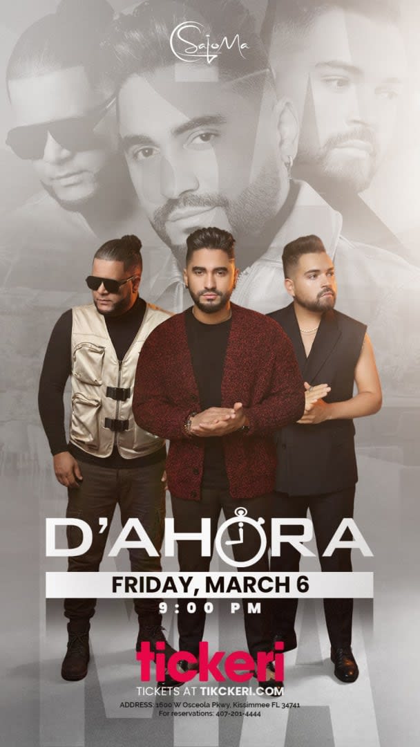 Event - EL GRUPO D"AHORA  - Kissimmee, FL - vie, 6 de marzo de 2026} | concert tickets