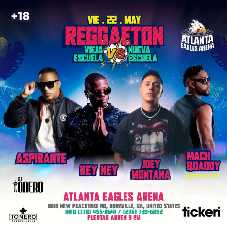 Event - Key Key - Aspirante- JoeY Montana- Mach and Daddy  en Atlanta  - Doraville, Georgia - May 22, 2026 | concert tickets