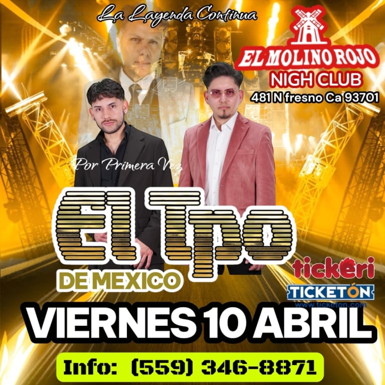 Event - El legado Continua El Tpo De Mexico - Fresno, California - April 10, 2026 | concert tickets