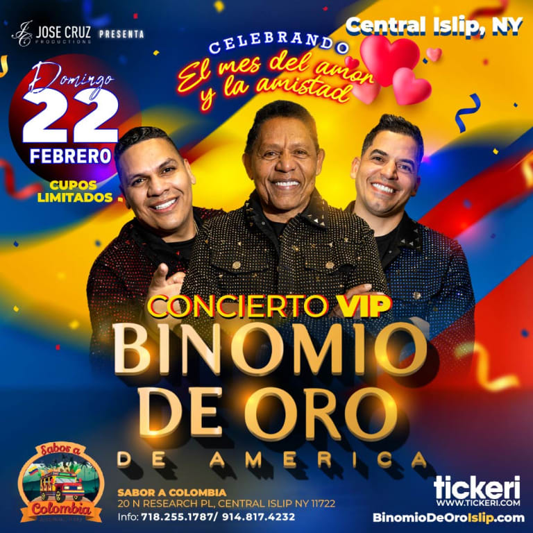 Event - Binomio de Oro Concierto VIP en Central Islip NY - Central Islip, NY - Sun, February 22, 2026} | concert tickets