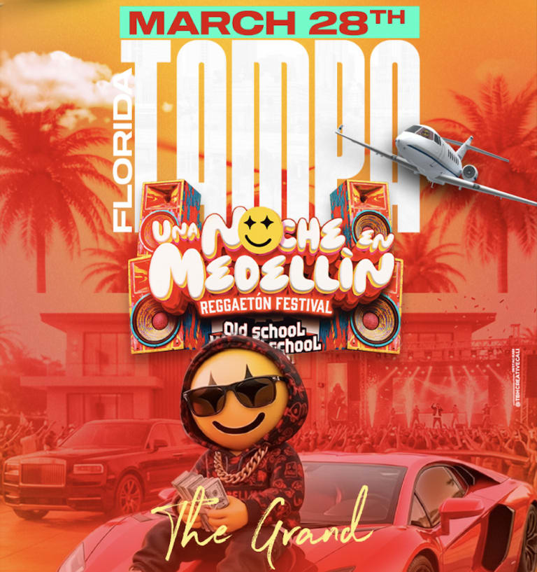 Event - UNA NOCHE EN MEDELLIN | Tampa Reggaeton Fest - Tampa, Florida - March 28, 2026 | concert tickets