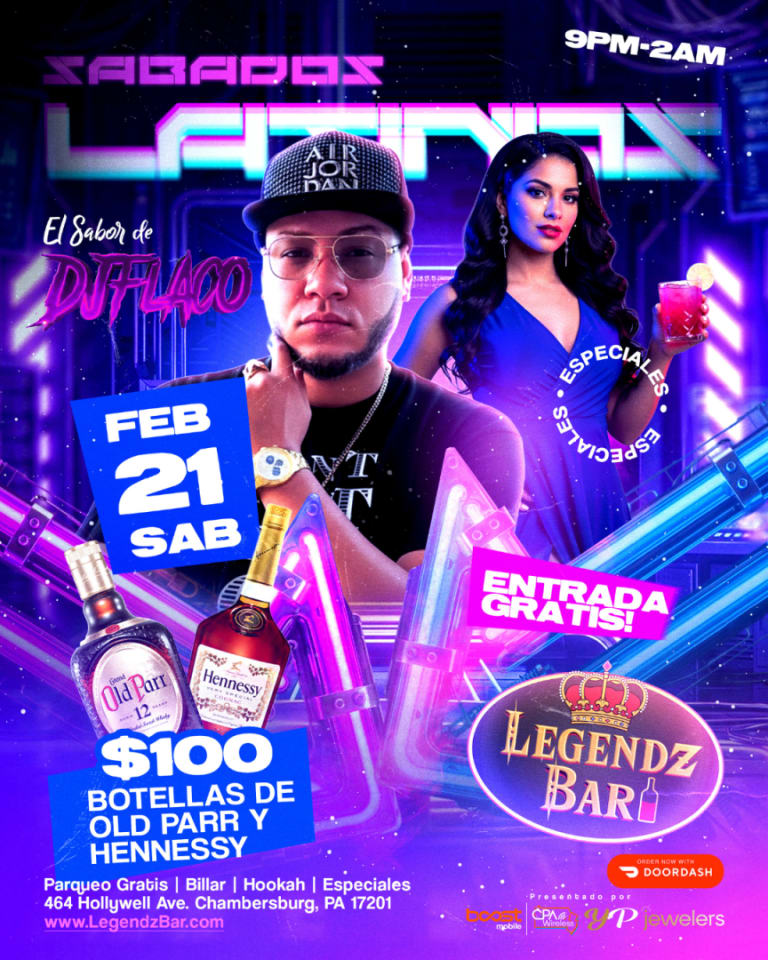 Event - Sabados Latinos - Chambersburg, PA - vie, 20 de febrero de 2026} | concert tickets
