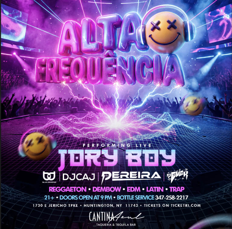 Event - Alta Frequencia x Jory Boy x DJ Pereira - Huntington, NY - Fri, March 20, 2026} | concert tickets