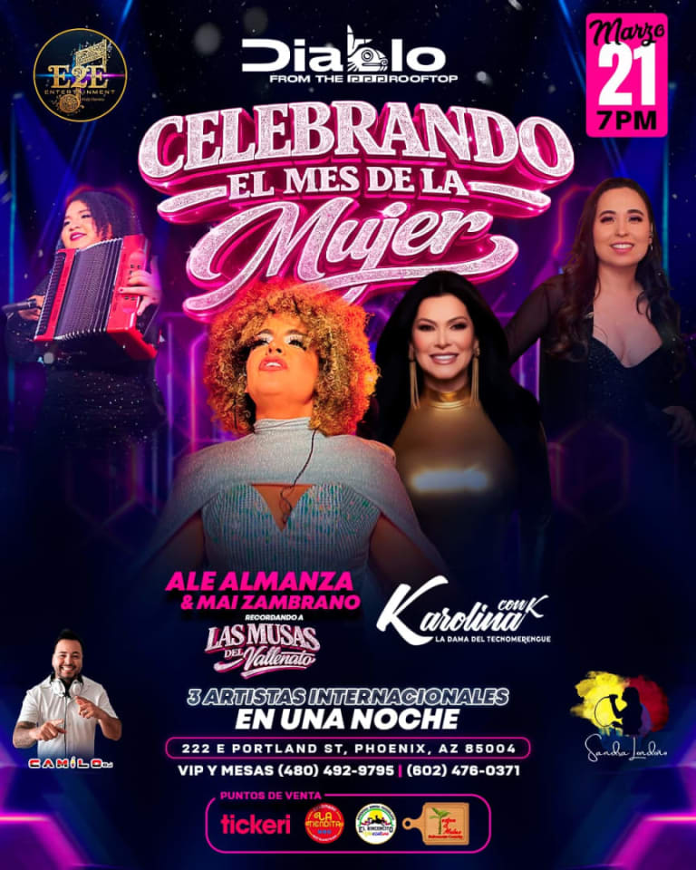 Event - VALLENATO,MERENGUE, CUMBIA. - Phoenix, AZ - Sat, March 21, 2026} | concert tickets